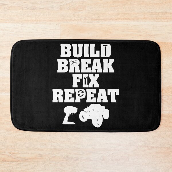 Item preview, Build Break Fix Repeat R/C Car Radio Control Racing T-Shirt designed and sold by shoutoutshirtco.