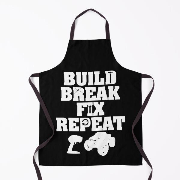 Item preview, Build Break Fix Repeat R/C Car Radio Control Racing T-Shirt designed and sold by shoutoutshirtco.