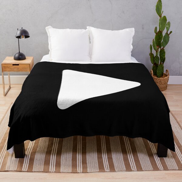 Item preview, Play Button 005 - White fill designed and sold by Rupert Russell.