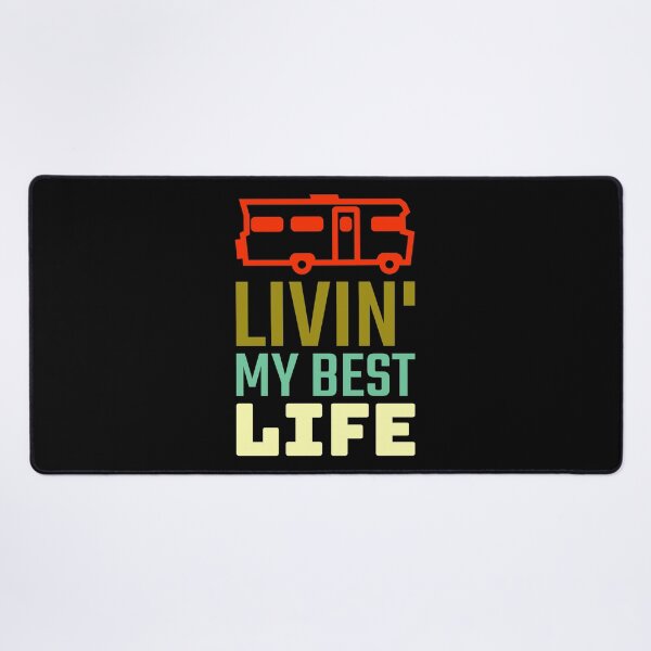 Item preview, Livin My Best Life Love Living The Best Life RV Camping Campers designed and sold by shoutoutshirtco.
