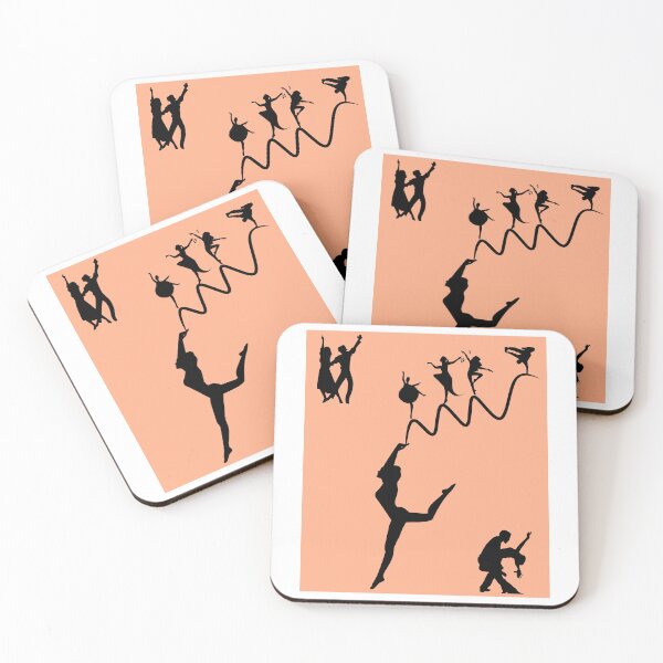 Item preview, Dance for dance in orange background designed and sold by simonayoshida.