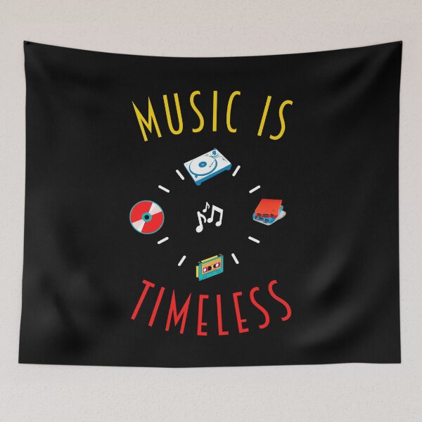 Item preview, Music Is Timeless designed and sold by SilkenDove.