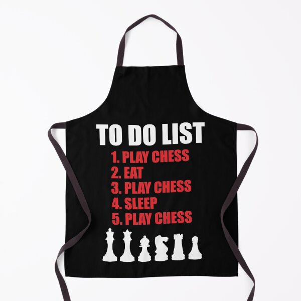 Item preview, To Do List Eat Play Chess Sleep Board Classic Game Love Tee designed and sold by shoutoutshirtco.