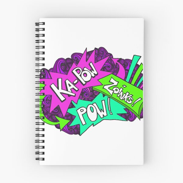 Item preview, Kapow! Neon Bright Comic Book Word Art designed and sold by AshvaraGaming.