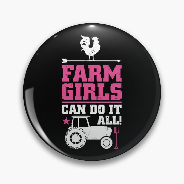 Item preview, Farm Girls Can Do It All Everything Are Hard Workers T Shirt designed and sold by shoutoutshirtco.