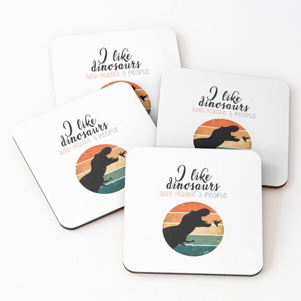 Item preview, I like dinosaurs and maybe 3 people designed and sold by theluckstore.