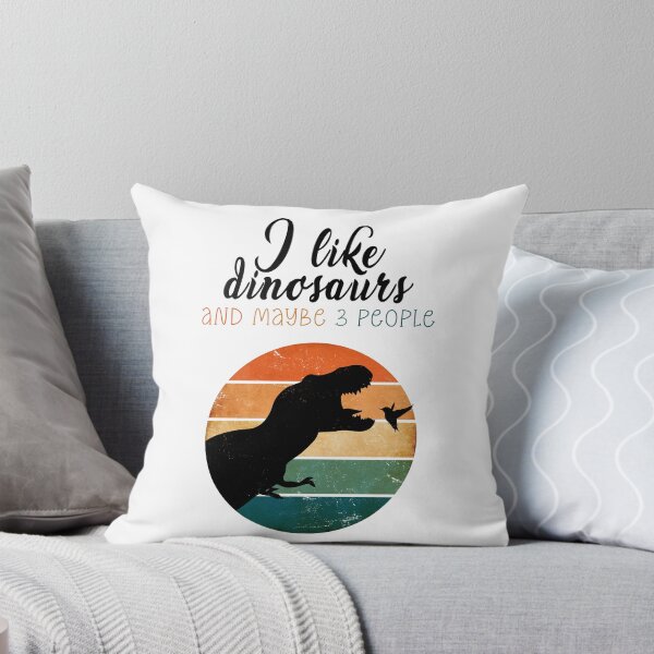 Item preview, I like dinosaurs and maybe 3 people designed and sold by theluckstore.