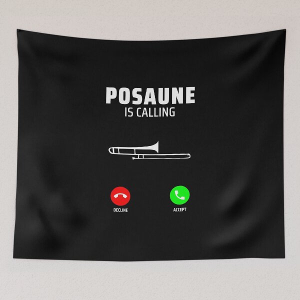 Item preview, lustige posaune zitieren - posaune calling designed and sold by WangsArt.