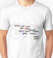 Sherlock Tube Map Unisex T-Shirt
