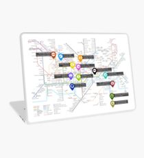 Sherlock Tube Map Laptop Skin