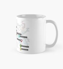 Sherlock Tube Map Mug