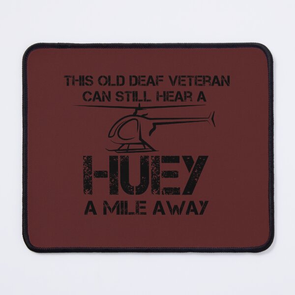 Item preview,  Hear a Huey a Mile Away Funny Veteran Helicopter Gift  designed and sold by Mer Yem.