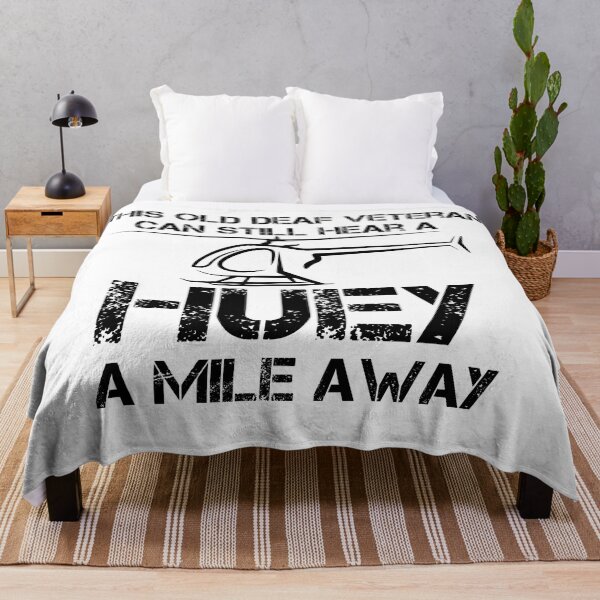 Item preview,  Hear a Huey a Mile Away Funny Veteran Helicopter Gift  designed and sold by Mer Yem.