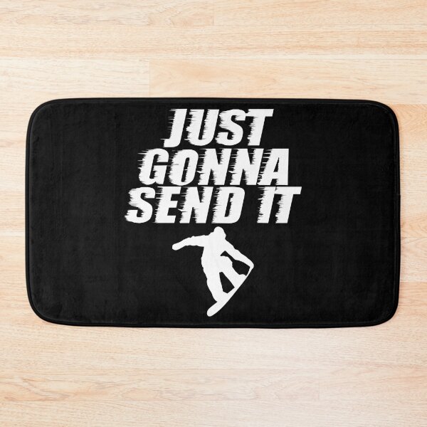Item preview, Just Gonna Send It Snowboard Winter Sports Mountain T Shirt designed and sold by shoutoutshirtco.