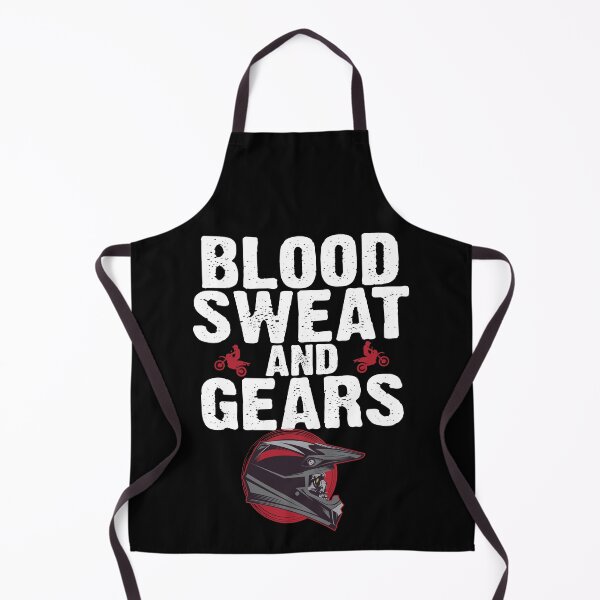 Item preview, Blood Sweat and Gears Motocross Helmet Dirt Bike Racing Gift designed and sold by shoutoutshirtco.