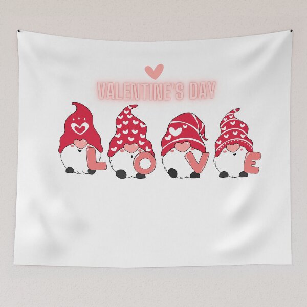 Item preview, Pink Valentine Gnome With Hearts Clipartgnome with hearts-valentine day gnome- leopard gnome-Gnome with heart designed and sold by Alexa5454.