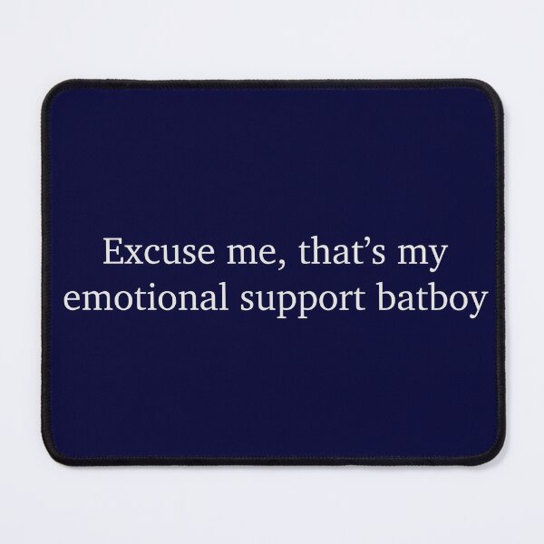 Item preview, Emotional support batboy designed and sold by Club Noodle.