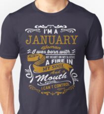 I'm an January women Unisex T-Shirt
