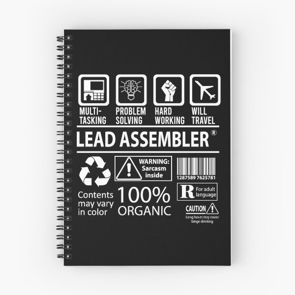 Item preview, Lead Assembler T Shirt - MultiTasking Certified Job Gift Item Tee designed and sold by andahanson.