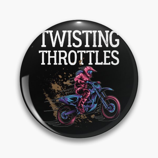 Item preview, Twisting Throttles Motocross Dirt Bike Riding Racing Off Road designed and sold by shoutoutshirtco.