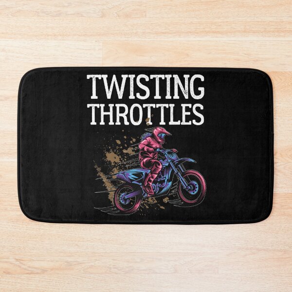 Item preview, Twisting Throttles Motocross Dirt Bike Riding Racing Off Road designed and sold by shoutoutshirtco.