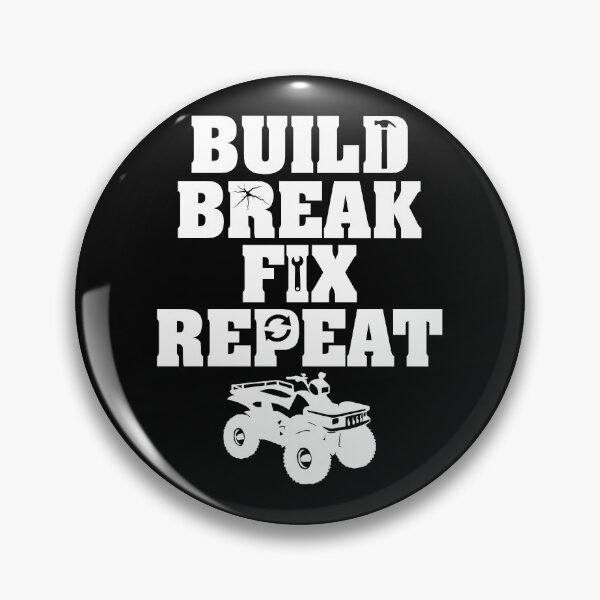 Item preview, Build Break Fix Repeat ATV Shirts Off Roading Apparel Quad designed and sold by shoutoutshirtco.