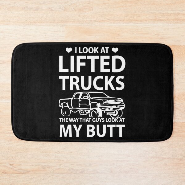 Item preview, I Look at Lifted Trucks Like Guys Stare At My Butt T Shirt designed and sold by shoutoutshirtco.