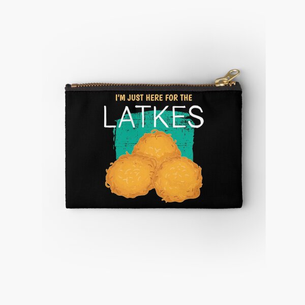 Artikelvorschau, Ich bin nur wegen der Latkes hier. Traditioneller jüdischer Chanukka-Druck. entworfen und verkauft von jakehughes2015.