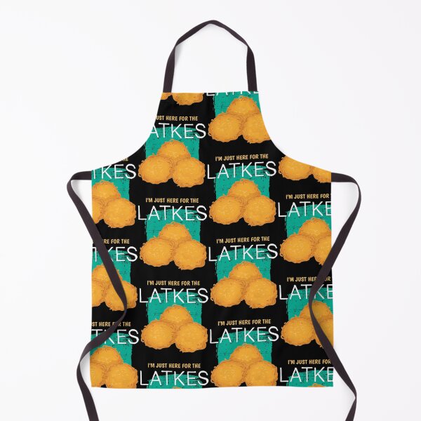Item preview, I’m Just Here For The Latkes Traditional Jewish Hanukkah print designed and sold by jakehughes2015.