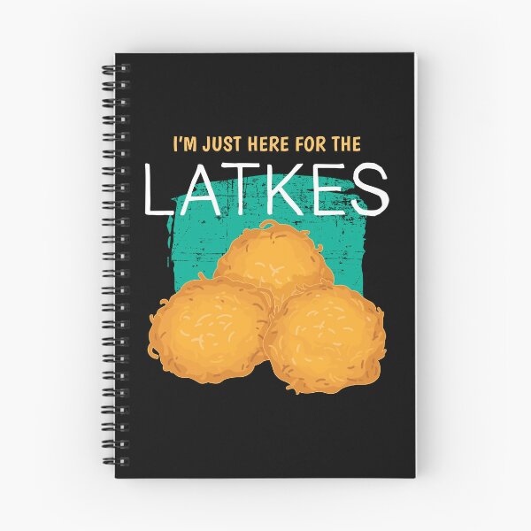 Item preview, I’m Just Here For The Latkes Traditional Jewish Hanukkah print designed and sold by jakehughes2015.
