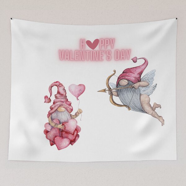 Item preview,  Pink Valentine Gnome With Hearts Clipart-gnome with hearts-valentine day gnome- leopard gnome-Gnome with heart designed and sold by Alexa5454.