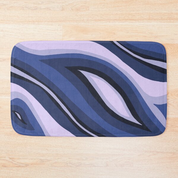 Item preview, Marble Lines - Blue Monochrome designed and sold by PaintInTheNight.