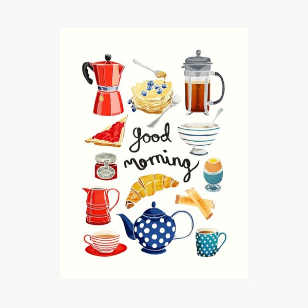 Good Morning - Breakfast Time Art Print