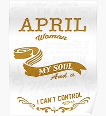 I'm an April women Poster