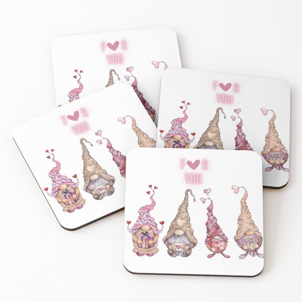 Item preview,   Pink Valentine Gnome With Hearts Clipart-gnome with hearts-valentine day gnome- leopard gnome-Gnome with heart designed and sold by Alexa5454.