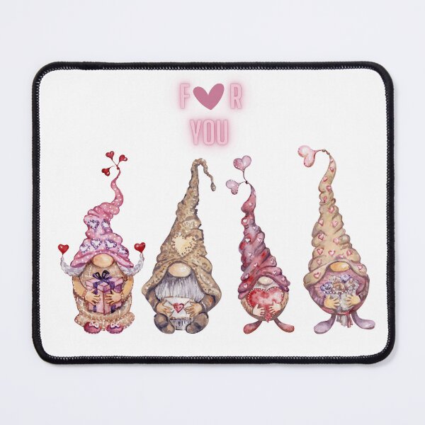 Item preview, Pink Valentine Gnome With Hearts Clipart-gnome with hearts-valentine day gnome- leopard gnome-Gnome with heart designed and sold by Alexa5454.