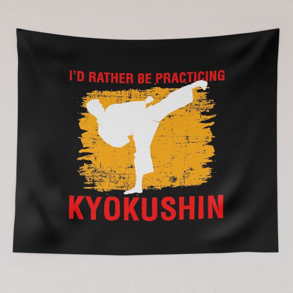Item preview, Martial Arts I'd Rather Be Practicing Kyokushin Karate graphic designed and sold by jakehughes2015.