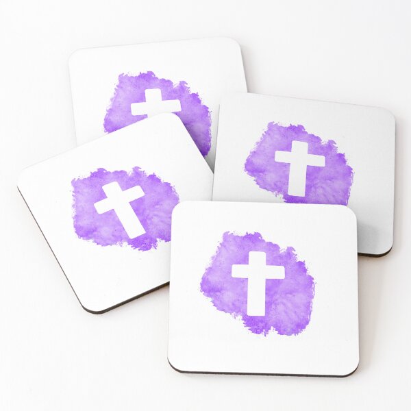 Item preview, Purple Watercolor Cross designed and sold by Sketches by Sophie.