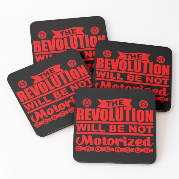 Item preview, Bicycle Revolution T-Shirt  red designed and sold by Velocitiy.