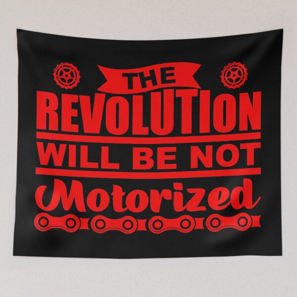 Item preview, Bicycle Revolution T-Shirt  red designed and sold by Velocitiy.