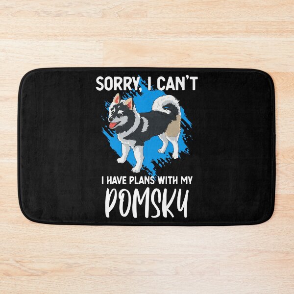 Item preview, Funny I Have Plans With My Pomsky Pet Dog Owners print designed and sold by jakehughes2015.