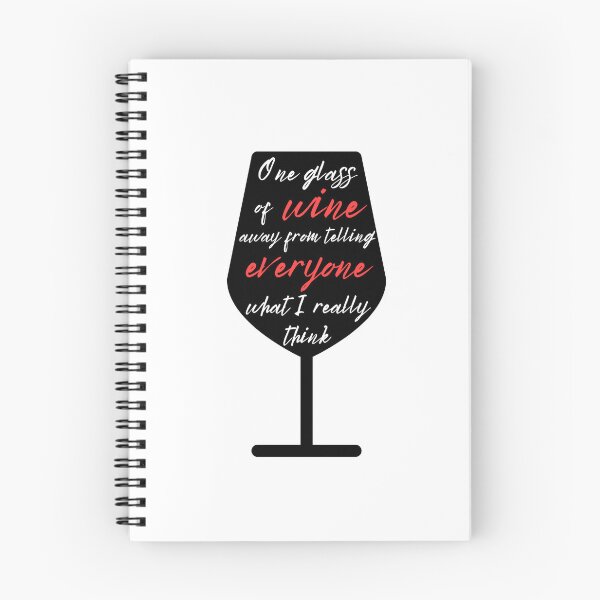 Item preview, One Glass of Wine Away from Telling Everyone What I Really Think designed and sold by appareltolove.