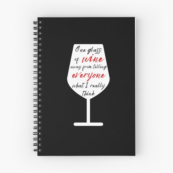 Item preview, One Glass of Wine Away from Telling Everyone What I Really Think designed and sold by appareltolove.