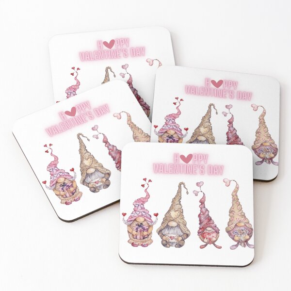 Item preview,  Pink Valentine Gnome With Hearts Clipart-gnome with hearts-valentine day gnome- leopard gnome-Gnome with heart designed and sold by Alexa5454.