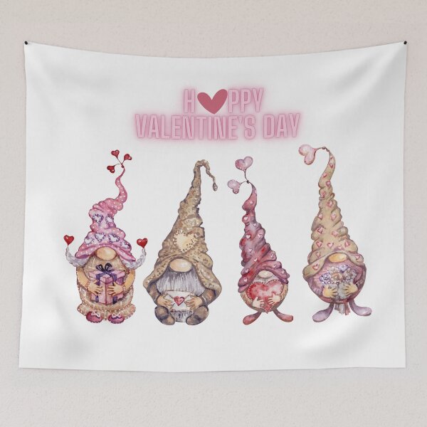 Item preview,  Pink Valentine Gnome With Hearts Clipart-gnome with hearts-valentine day gnome- leopard gnome-Gnome with heart designed and sold by Alexa5454.