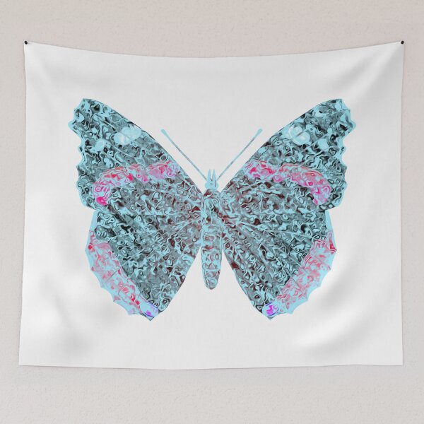 Item preview, Snow marble red admiral butterfly designed and sold by Elonium.