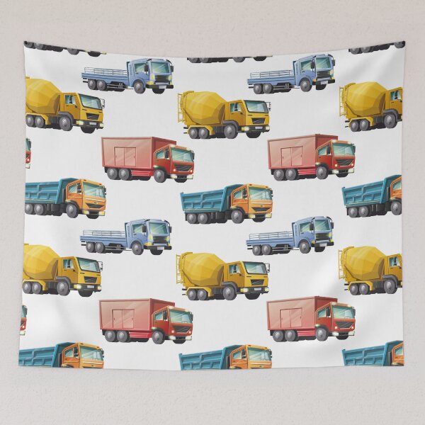 Item preview, Trucks pattern designed and sold by theluckstore.