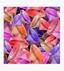 Placer precious stones gems . Photographic Print