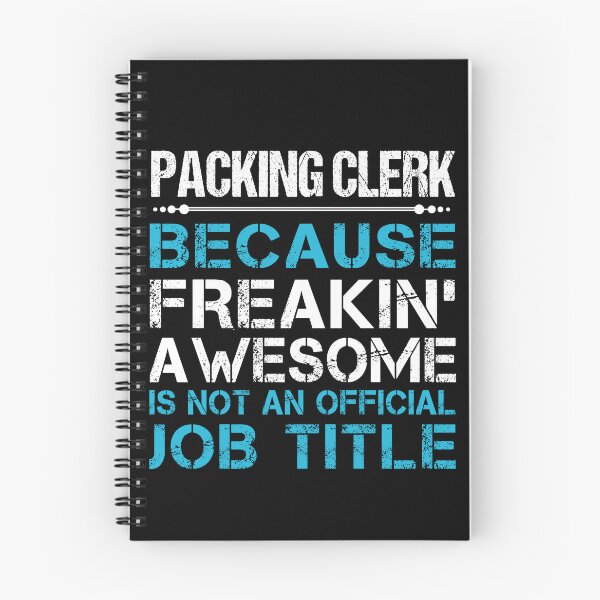 Item preview, Packing Clerk T Shirt - Freaking Awesome Job Gift Item Tee designed and sold by oetate4774.