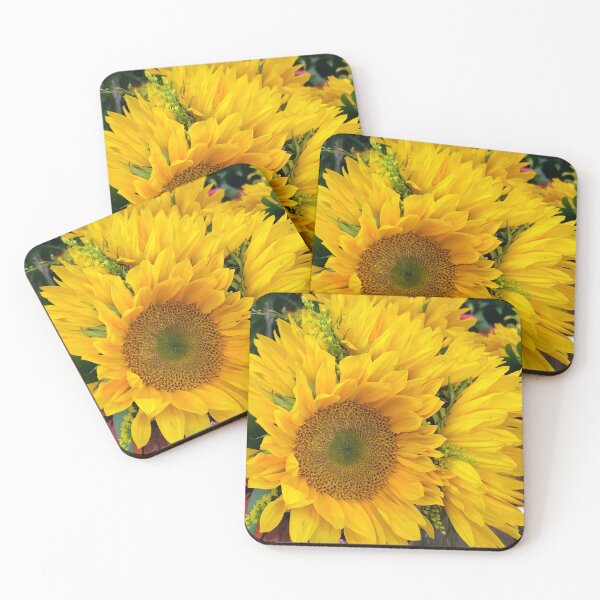 Item preview, Happy Yellow Sunflowers Art Photo designed and sold by DEC02.